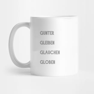 Gunter, Gleiben, Glauchen, Globen Mug